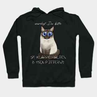 Hungrige Katze Hoodie